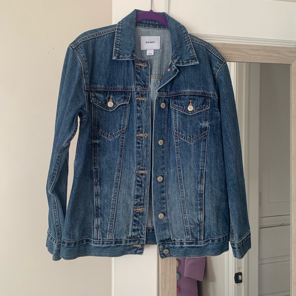 LIKE NEW Old Navy Women’s Oversized Jean Jacket - Picture 1 of 5